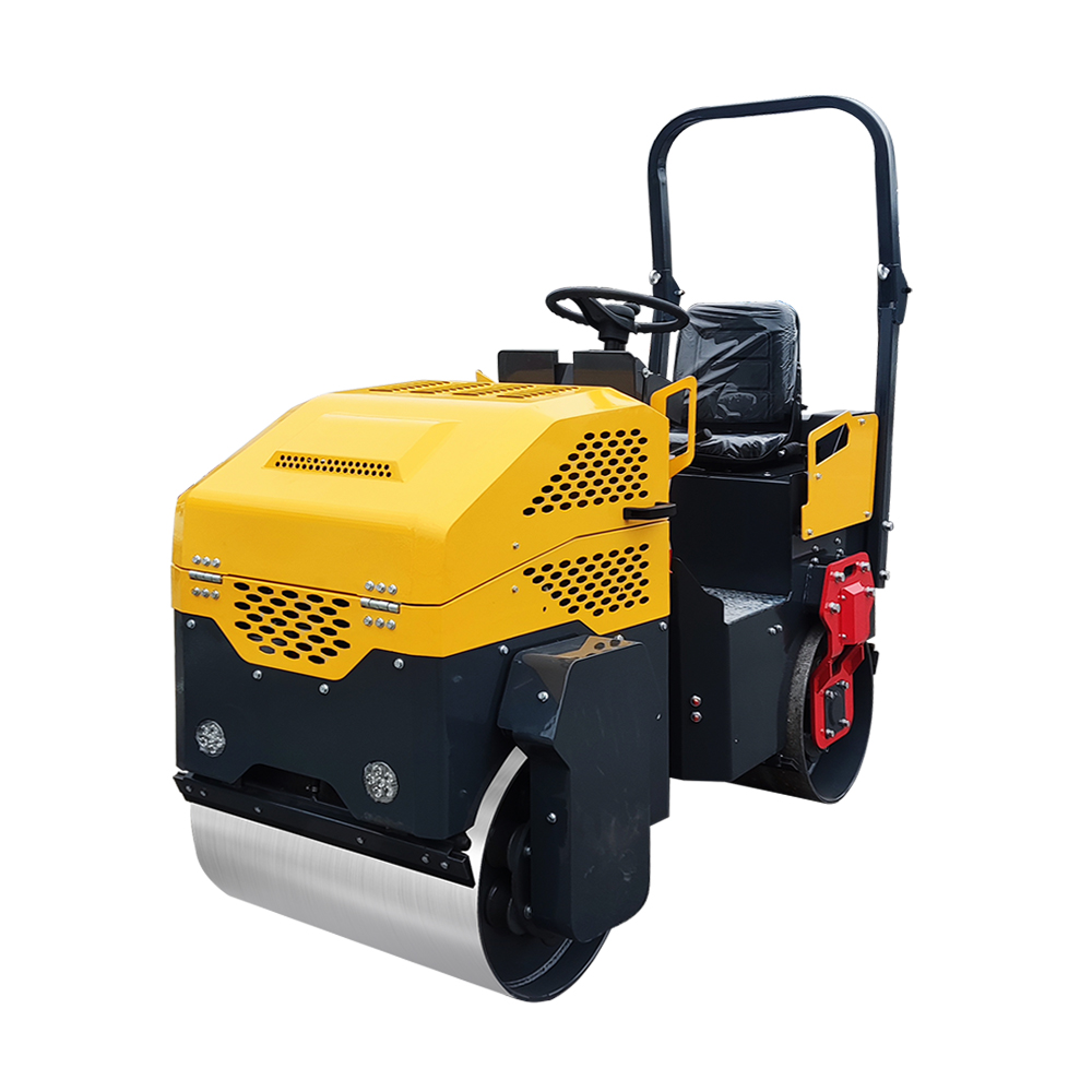 HT-1000 1T Full Hydraulic Road Roller - Image 1