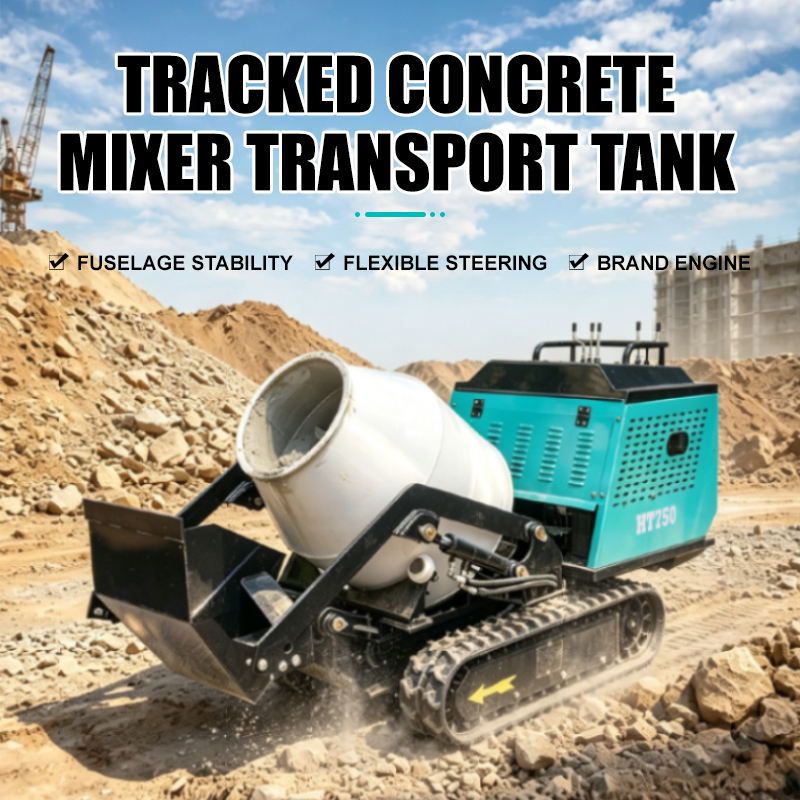 Hightop HT-750 Tracked Concrete Mixer